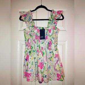 New Crown & Ivy Small Flutter Sleeve Top